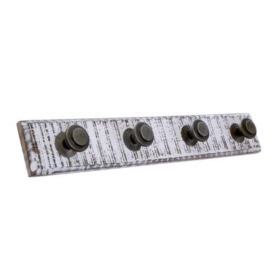 Wall Hanger Vintage - 4 knobs