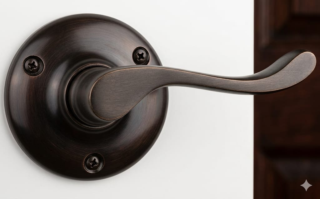 Door Handle - Rose